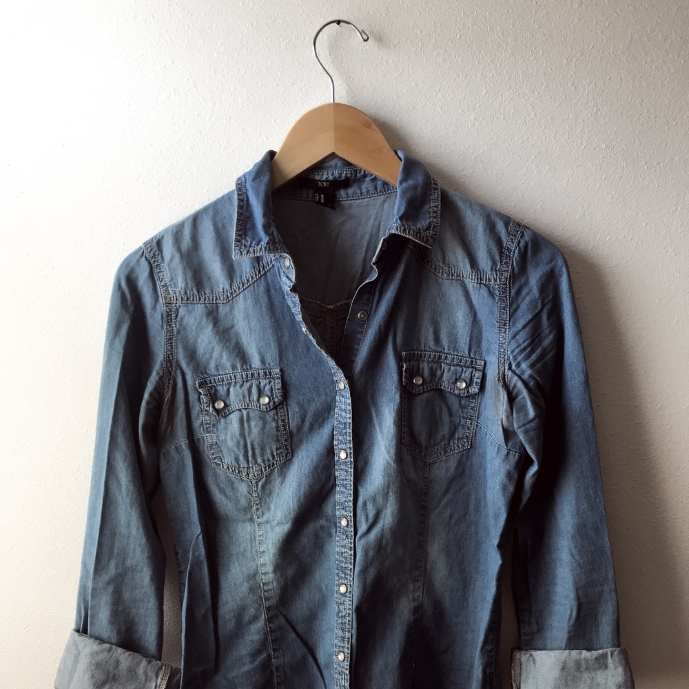 Forever 21 Denim Shirt